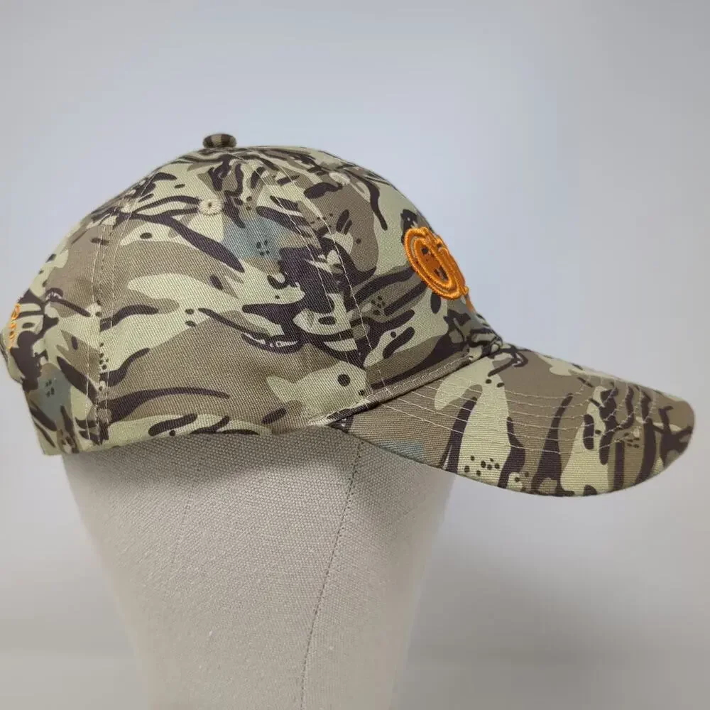 O'Reilly Auto Parts Baseball Cap Green One Size Tiger Stripe Camo Strapback Hat